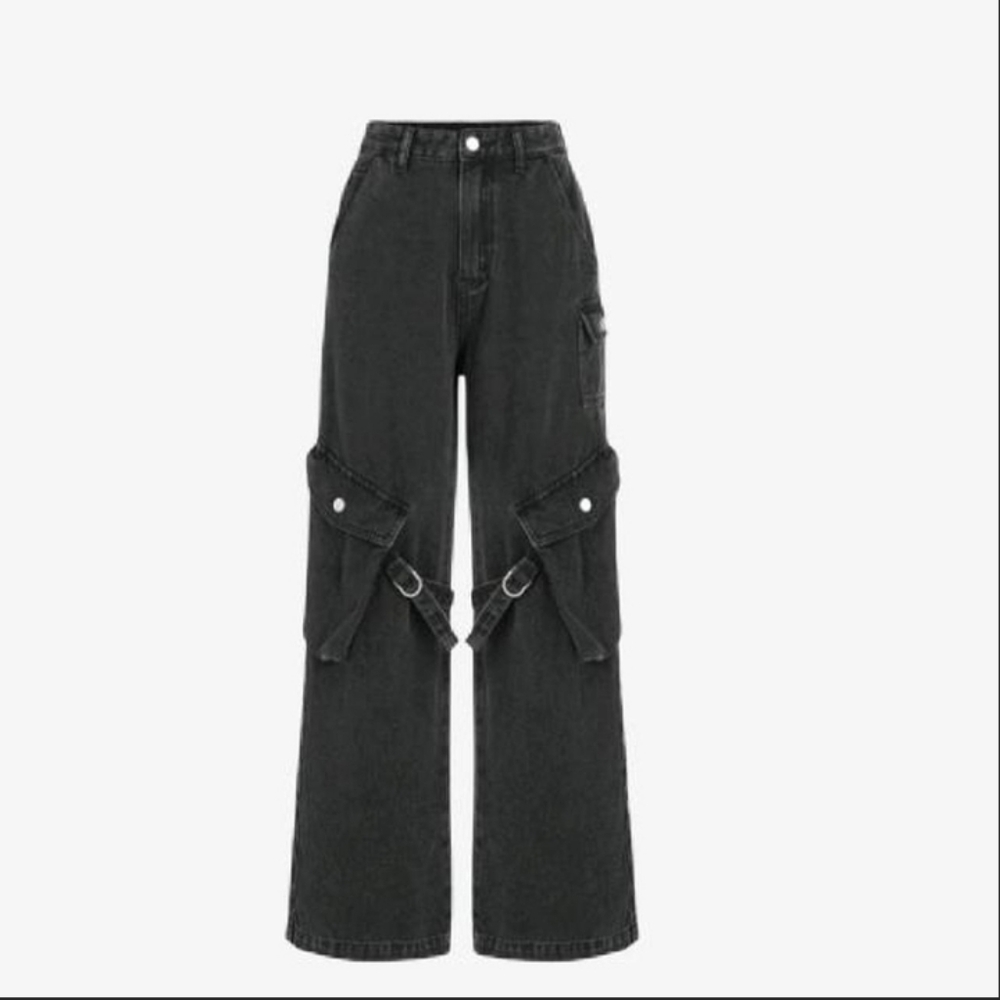 Cider Wide-Leg Cargo Jeans